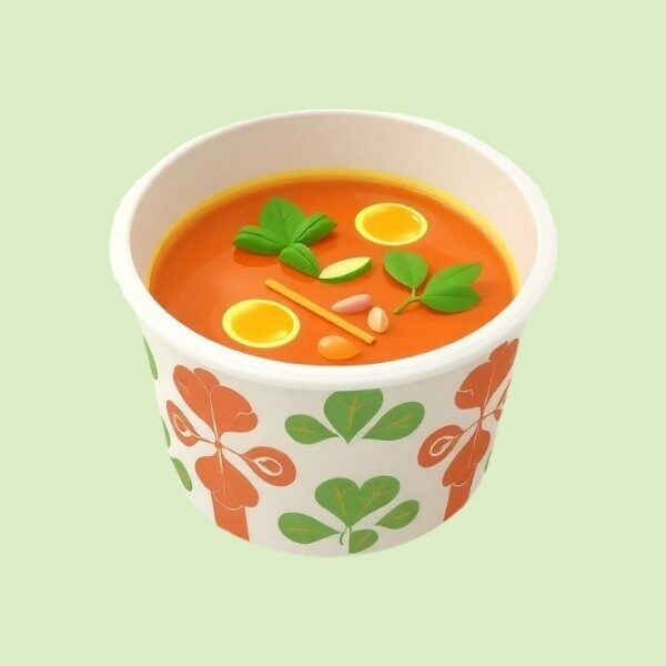 Супница крафт картон