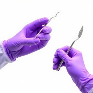 Перчатки нитриловые